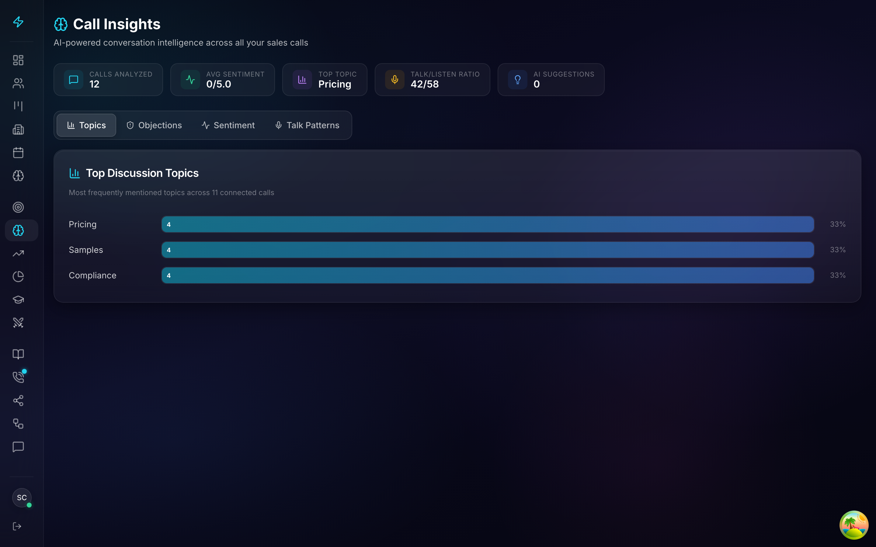 Clozo screen-pop showing caller context with AI call summary and next steps
