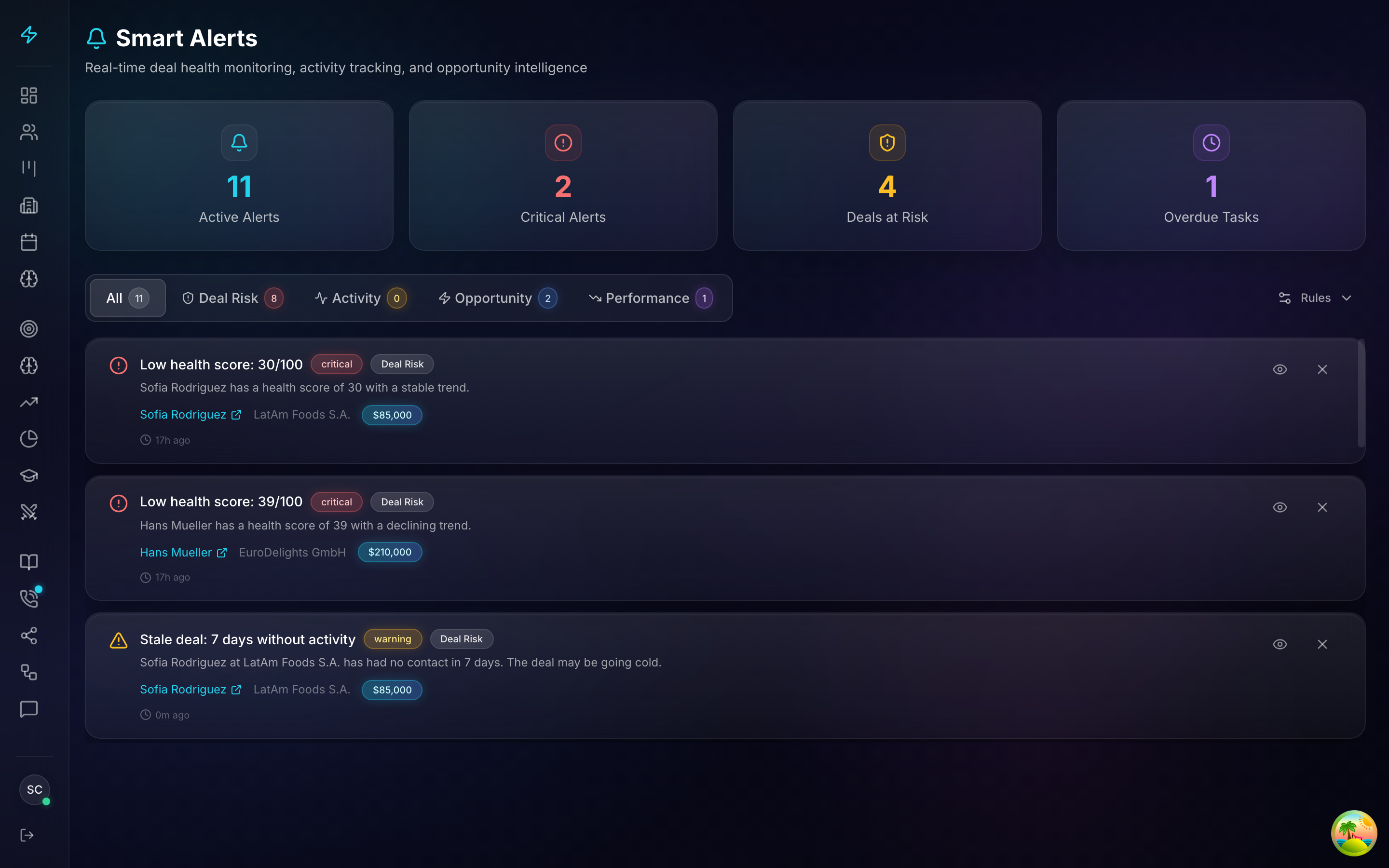 Clozo IVR builder and smart inbound routing screen showing menu options and routing rules
